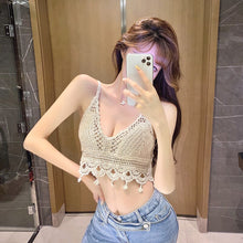 Load image into Gallery viewer, condole LACE 2021 new sexy camisole street backless lace sexy
