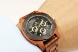 Men's Multi-Function Custom Kosso Wooden Watch - Personalize Your