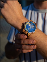 Load image into Gallery viewer, Men's Dual Wheel Automatic Ambila Wood Watch - For High End Watch