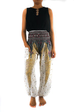 Load image into Gallery viewer, WHITE PEACOCK Women Boho Pants Hippie Pants Yoga