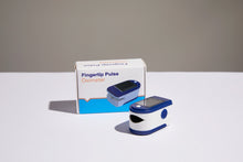 Load image into Gallery viewer, Fingertip Pulse Oximeter, Blue, Sold Individually