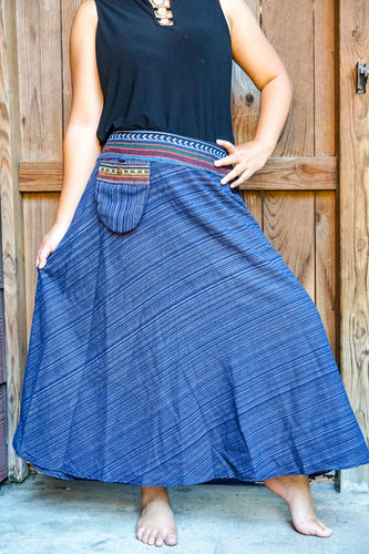 Cotton Tribal Boho Skirt, Hippie Skirl, Gypsy