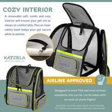 Load image into Gallery viewer, Katziela® Hybrid Adventurer Pet Backpack with Removable Wheels