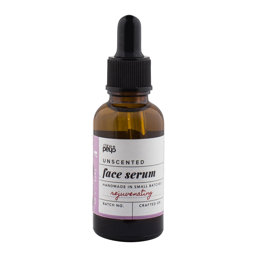 Unscented face serum