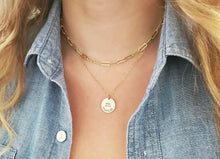 Load image into Gallery viewer, Gold Filled Regular Paperclip Chain Necklace