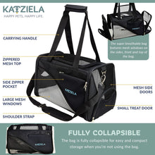 Load image into Gallery viewer, Katziela Soft Sided Pet Carrier