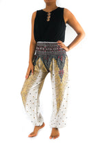 Load image into Gallery viewer, WHITE PEACOCK Women Boho Pants Hippie Pants Yoga