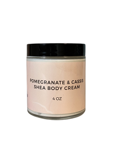 Pomegranate and Cassis Shea Body Cream - Sophornlilly