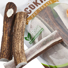 Load image into Gallery viewer, “Split” Grade A Whole Elk Antler Dog Chews