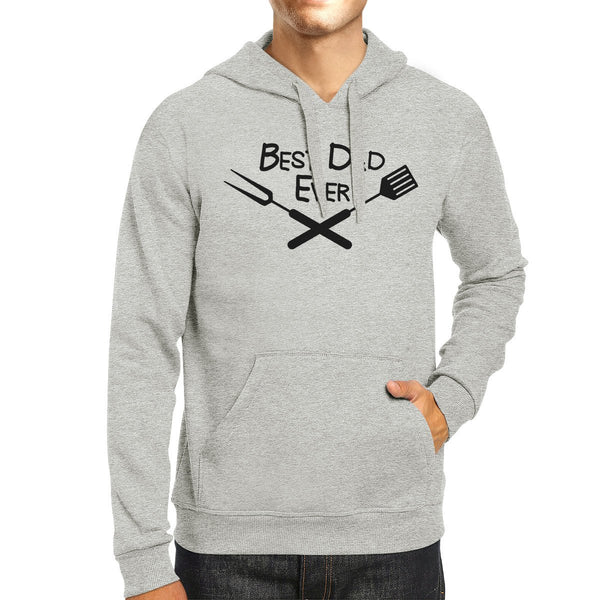 Best Bbq Dad Gray Funny Design Hoodie Witty Gifts