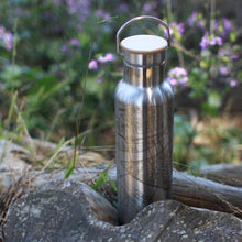 Load image into Gallery viewer, El Paso - Texas Map Bottle with Bamboo Top