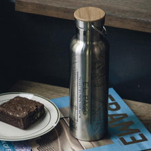Load image into Gallery viewer, El Paso - Texas Map Bottle with Bamboo Top