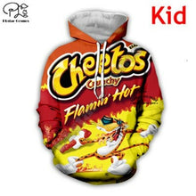 Load image into Gallery viewer, family matching outfits suit Cheetos Snack 3D Hoodie/Sweathsirt/t