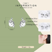 Load image into Gallery viewer, fashion Lovely Sloth Animal Small Stud Earrings for Women Hot Sale