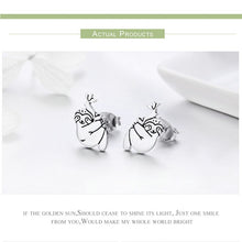 Load image into Gallery viewer, fashion Lovely Sloth Animal Small Stud Earrings for Women Hot Sale