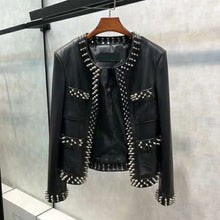Load image into Gallery viewer, genuine leather suede jacket new brand winter and spring women coat