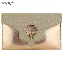 Load image into Gallery viewer, gold Evening Clutch Bags For Women Leather Luxury Purses New