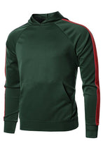 Load image into Gallery viewer, PORT HOODIE- GREEN/RED