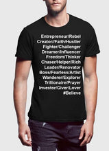 Load image into Gallery viewer, INGREDIENTS OF AN ENTREPRENEUR T-shirt
