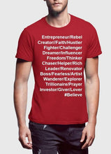 Load image into Gallery viewer, INGREDIENTS OF AN ENTREPRENEUR T-shirt