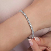 Load image into Gallery viewer, hip hop Iced Out 5A Bling sparking Tennis 3mm Cubic Zirconia Paved