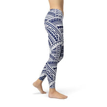 Load image into Gallery viewer, Polynesian Maori Tattoo Leggings