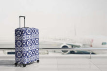 Load image into Gallery viewer, Luggage Protector Azulejo Portuguese Tile Luggage
