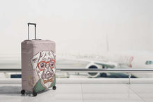 Load image into Gallery viewer, Luggage Suitcase Cover Pug Painting Print Travel
