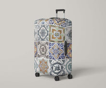 Load image into Gallery viewer, Azulejos Tile Art Portugal Luggage Protector