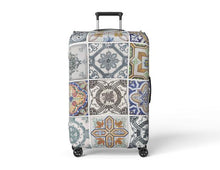 Load image into Gallery viewer, Azulejos Tile Art Portugal Luggage Protector