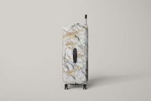 Load image into Gallery viewer, Luggage Suitcase Cover Marble Print Travel