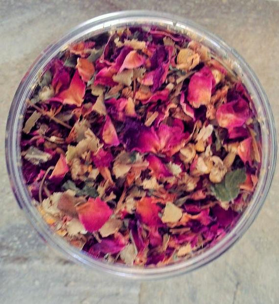 Rose, Lemon Balm, Linden Flowers and Chamomile Tea