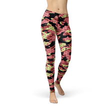 Load image into Gallery viewer, Avery Pink Stone Camo Leggings