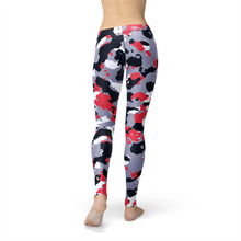 Load image into Gallery viewer, Avery Red White Camo Leggings