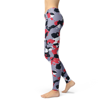 Load image into Gallery viewer, Avery Red White Camo Leggings