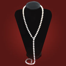 Load image into Gallery viewer, long chain length freshwater pearl necklace 10 11 sweater chain