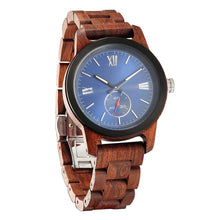Load image into Gallery viewer, Men&#39;s Handcrafted Engraving Kosso Wood Watch - Best Gift Idea!