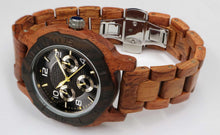 Load image into Gallery viewer, Men&#39;s Multi-Function Custom Kosso Wooden Watch - Personalize Your