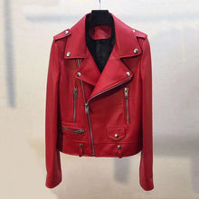 Load image into Gallery viewer, new brand real sheepskin coat with rivet genuine