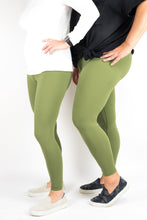 Load image into Gallery viewer, Comfort Legging in Olive Green