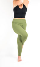 Load image into Gallery viewer, Comfort Legging in Olive Green