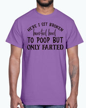 Load image into Gallery viewer, here i sit broken hearted had to poop but only farted- Bathroom -