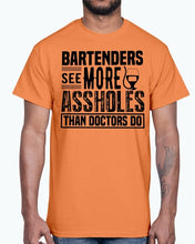 Load image into Gallery viewer, Bartenders See more A-holes - Bartender - Cotton Tee
