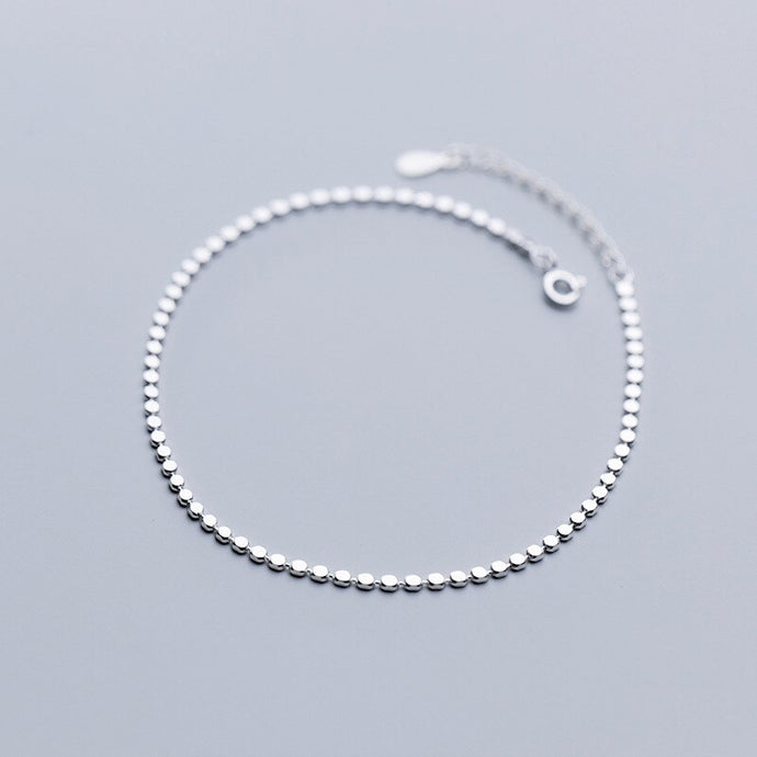 simple 2mm Authentic Sterling Silver Jewelry Round Coin