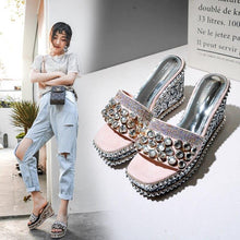 Load image into Gallery viewer, summer new high heeled fashion platform women sandals sexy women - Sophornlilly