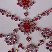 Load image into Gallery viewer, vintage woman handmade wedding dress zircon crystal shawl tassel