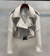 Load image into Gallery viewer, women coat spring and autumn genuine leather jacket letter pattern